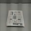 CML Screwless Decorator Wall Plates, 3-Gang Wall Safe Outlet Cover, 4 Pack Hidden Screw Switch Plate, Standard Size 4.68X 6.54, Impact Resistant, White