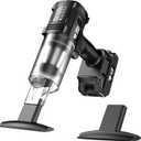 Car Vacuum Cordless, 35000PA Strong Suction Handheld Vacuum with 2 Detachable Batteries, 60Min Runtime Portable Vacuum Cleaner for Car Detailing, Pet Hair, Home Couch & Office, 350ML XL Dust Cup