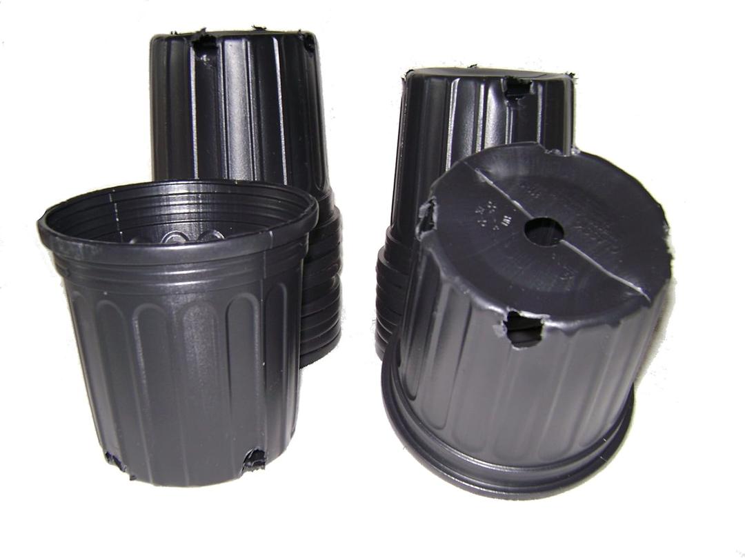 50 New Plastic Nursery 1 Gallon Trade Pot ~ Holds 0.66 Gal
