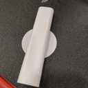 7" Wall-Mounted Flower Tube, Top/Bottom Open Vase, Wall Metal Flower Tube Decoration Holder for Flower Display, Home Office Living Room Bedroom Decoration with Adhesive Material, 2pcs(White)