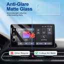 Anti-Glare Matte 2026 CRV Screen Protector, for Honda CR-V (LX/EX/EX-L/Sport Hybrid/Trail Sport Hybrid/Sport-L Hybrid) 9-inch Touchscreen, 9H Tempered Glass 2026 CRV Accessories Anti-Fingerprint