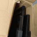 Regalo Safety 29-38.5" Baby Gate for Doorways & Bottom of Stairs, Pressure Mounted Baby Gate with Door for Babies, Toddlers & Pets, Tested & Safe for 30 Years, American Designed, American Owned, Black