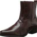 Stacy Adams Men's Santos Plain-Toe Side Zipper Boot (11.5, Cognac)