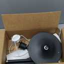 Qaubauyt Smart LED Floor Lamp with APP Control & RGB Colors - Dimmable Standing Lamp for Living Room, Bedroom, Gaming - Remote, Timer, 9W Bulb Included, 67" Modern Tall Lamp (black pole + white shade)