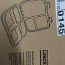 BOSEDSANG Stainless Steel Kids Leak-Resistant Bento Lunch Box, 3-Compartments with Silicone Container, Dishwasher-Safe, Child-Friendly Design for School, Picnics & Travel, BPA-Free (Pink)