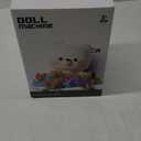 Claw Machine for Kids, Mini Vending Machine with Game Coins & Music, Prize Dispenser Toys for Girls and Boys, Electronic Claw Game Machine for Party Birthdays, Includes 35 Mini Toys (Doggy Pink)