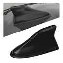 Sbulhia Shark Fin Antenna Cover for Car, Auto AM/FM Radio Signal Base Top Roof Aerial Cover with Adhesive Tape, Fashionable Shark Antenna Base Universal Replacement for Sedan SUV Van (Black)
