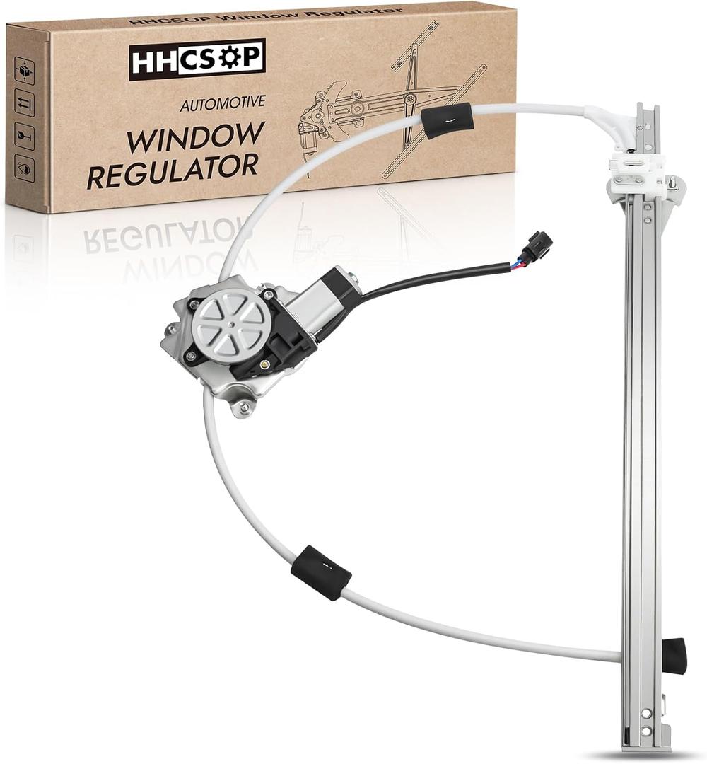 Rear Left Driver Side Power Window Regulator with Motor Compatible with 2002 2003 2004 2005 Jeep Liberty KJ, 2006 2007 Jeep Liberty KJ Ball Stud Style, 748-569