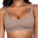 Werkiss Bralettes for Women Natural Lift Wireless Bras No Underwire Light Support Sports Bra (Beige, XS)