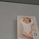 Flexible Clip Mount Compatible with Owlet, Motorola and Other Baby Monitor Camera with 1/4 Threaded Hole Without Tools or Wall Damage - White