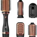 Nycoba Hair Dryer Brush Set, Negative Ion Technology & Quick Drying, Shiny and Less Frizz, Black Copper