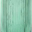 Ribbed Glass Vase, Flower Vases for Bouquet, Green Glass Vases for Flowers, Modern Ribbed Vase for Living Room, Bathroom, Dining Table, Office, Wedding, Centerpieces, 8 Inches