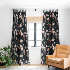 Deny Designs 1 pc Blackout Window Curtain Panel, 50 in x 96