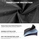 Windshield Cover for Ice and Snow | Durable 600D Oxford Fabric Frost Windshield Cover for Car, SUV, Van, Trucks Car | Window Covers with Side Mirror Cover | Winter Waterproof Protects Cover74x43in)