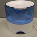 Crane Steam Inhaler & Warm Mist Humidifier, 0.5 Gallon, Humidifier FSA Eligible, Blue & White, Ideal Humidifiers for Bedroom, Sinus Inhaler, Vaporizer HSA, Vaporizer For Congestion