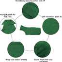 Dog Bathrobe Dog Robes for After Bath Shower Swimming Dog Drying Towel Super Absorbent fit for Small Medium Large Breeds - Green - L