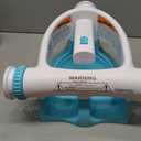 Ingenuity My Bath Seat for Sit-Up Baby Bathing, Sure & Secure Suction Cups, ASTM Safety Tested & Approved, Backrest for Assisted Sitting, Easy Setup & Storage, Aqua