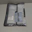 12x16.5 Portfolio A3 PP Plastic Transparent Oxford Cloth Edge Waterproof Black 1 Pack