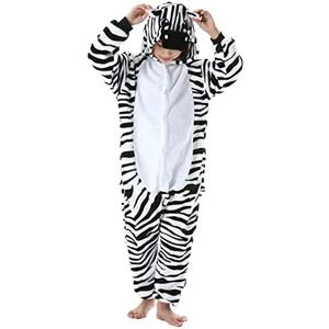 ATOZ Onesie for Kids, Animal Pajamas Halloween Cosplay Costume for Girls Boys Size 140