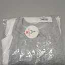 ANRABESS Women Sweatshirts Dress Oversized Long Sleeve Patchwork Casual Loose Pleated Pullover Mini Dress Fall Outfits 2025 (Gray, S)