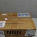 14" Compact Teak Shower Stool with Shelf & Handle - Waterproof, Non-Slip Bath Bench for Small Bathrooms/Outdoor Use, 300 lbs Capacity (Patented) (14"W x 10" Dx 17"H)