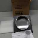 6 Inch Hooded Wall Vent with Mesh and Damper,6'' Exhaust Vent Cover,6in Dryer Vent Cover Outside Metal Wall Exhaust Duct Cap for Kitchen Range Hood/Bathroom Exhaust/Laundry-Galvanized Steel,Black