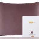 ZIMASILK 100% Pure Mulberry Silk Pillowcase for Hair and Skin Health,Soft and Smooth,Both Sides Premium Grade 6A Silk,600 Thread Count,with Hidden Zipper,1pc (King 20''x36'',Dark Mauve)