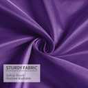 Gibelle Purple Fabric Shower Curtain or Liner, 72x72 Waterproof Shower Curtain Liner for Bathroom with Metal Grommets, Soft Cloth & Hotel Quality, Machine Washable