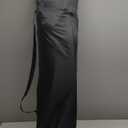 Oversized Rocking Camping Chair for Adults - 400lbs Capacity Padded Camp Chair, Portable Foldable Outdoor Rocker Chair for Camping, Backyard, Patio (Black & Gray)