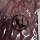 Dokotoo Women's Casual Round Neck Basic Pleated Tops Short Sleeve Loose Fit Curved Back Chiffon Blouses T-shirts (X-Large, Burgundy)