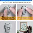 40Pcs Drywall Picture Hanger Claw: Holds Up to 40Lbs Easy Tool-Free Nail-Free Wall Hooks for Hanging Picture Mirror Photo Poster Kit - No Damage Heavy Duty Wall Hanger for Room Office Decor