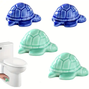 5Pack Toilet Bolt Caps, Turtle Toilet Bolt Covers Ceramic Sea Turtle Toilet Bolt Caps Cute Decorative Toilet Knob Covers Easy Installation Screw Cover Caps for Bathroom Floor Decor