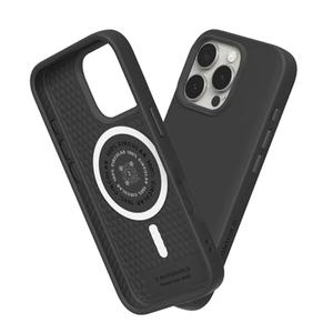 RhinoShield SolidSuit Case Compatible with Magsafe for [iPhone 16 Pro] | Shock Absorbent Slim Design Protective Cover with Premium Matte Finish 3.5M / 11ft Drop Protection - Classic Black