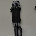 Windproof Travel Umbrella for Rain, Withstand 85MPH Winds, 54 Inch Automatic Reverse Fold Umbrellas Easy Auto Open Close, Portable Compact Umbrella Includes Cover Bag, Perfect for Travel, Car, Commute, Women Men, Backpack (Dark Black)