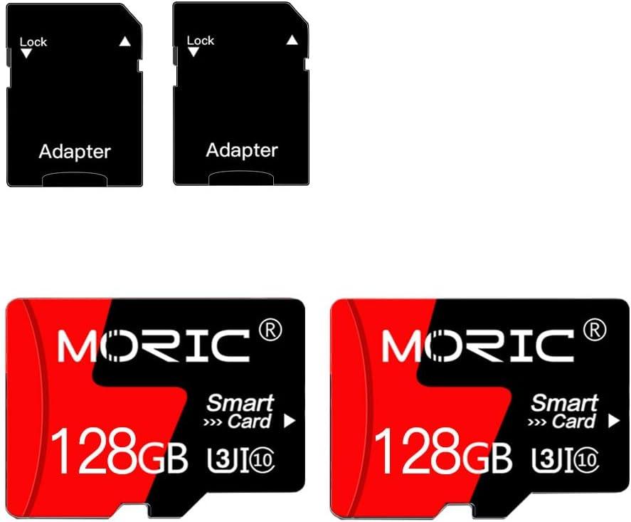 2 Pack 128GB Micro SD Card with SD Adapter High Speed Memory Card,C10 A1 Memory TF Card for Camera/Dash Cam/Smartphone/Tablet/Drone