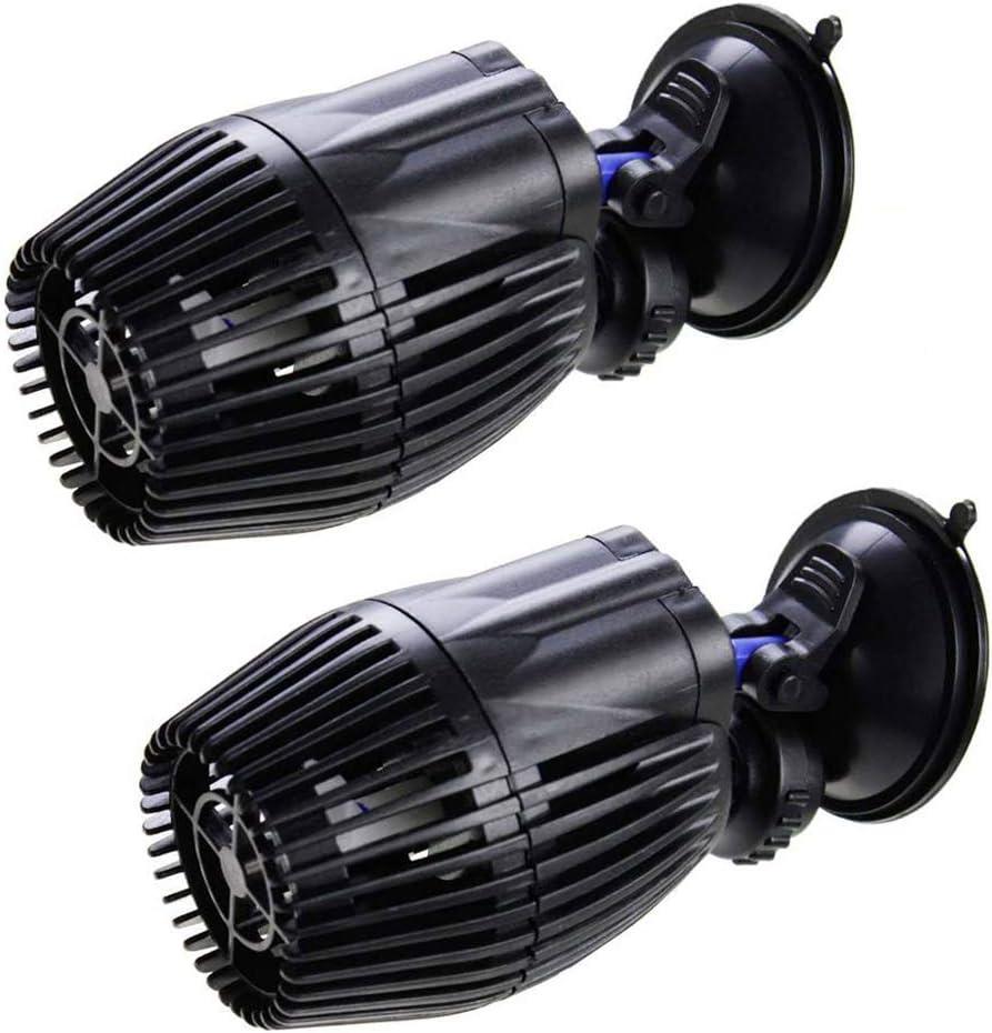 AQUANEAT 2 Pack Aquarium Circulation Pump,800 GPH Fish Tank Powerhead, Saltwater Wave Maker, Submersible Water Pump with Suction Cup (800 GPH)