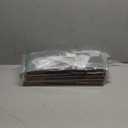 AMADA HOMEFURNISHING Floating Shelves Black, Wall Shelves with Invisible Brackets for Bedroom, Bathroom, Living Room, Kitchen, Set of 3 - AMFS07 (15.7 Inches)