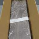 upsimples Floating Shelves for Wall, Wall Shelves for Decor Storage Set of 6, Wall Mounted Wood Shelf for Bedroom, Living Room, Bathroom, Kitchen, Picture Ledge Shelf, Grey (15.7in)