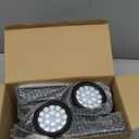 ROSHWEY Solar Outdoor Lights, Waterproof Solar Yard Lights 600LM Spot Light Outdoor for Tree Pathway Walkway Driveway Patio (Cool White, 4Pack)