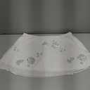 SweatyRocks Women's Sequin Mini Skirt Y2K Sparkly Beaded Floral Embroidery Skirts (White), Small