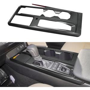 INTGET Gear Shift Panel Cover for 2025 2026 Toyota Camry Accessories Interior ABS Carbon Fiber Style Trim Center Console Sticker Frame Decoration (Carbon Fiber Style, Gear Panel Cover)