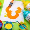 Mont Marte Tempera Paint Set 12pc x 16.9 US fl.oz (500ml), 12 Bottles of Tempera Style Kids Paint, Washable for Kids Art and Craft, Non Toxic, Easy to Clean. (Multicolor)