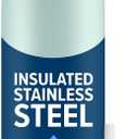 Brita Stainless Steel Premium Filtering Water Bottle, BPA-Free, Reusable, Insulated, Replaces 300 Plastic Water Bottles, Filter Lasts 2 Months or 40 Gallons, Includes 1 Filter, Glacier - 20 oz