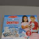 Melissa & Doug Super Smile Dentist Play Set, 25-Piece Dentist Kit with Oversized Teeth, Large Tools & Accessories, Kids Toys for Girls & Boys 3+