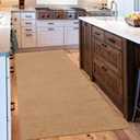 Outdoor/Indoor 2ft x 6ft Runner Rug, Hallway Custom Sizes Non-Slip Rubber Backing Area Runner Rugs Waterproof Carpet Rugs for Kitchen Entryway Balcony Garage Stair Laundry