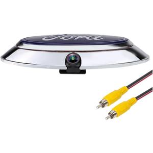 Aftermarket Emblem Backup Camera for F150 (2004-2014)/F250 F350 F450(2009-2014) Flex(2009-2012) Ranger 2012 CVBS | AHD Dual Signal HD Night Vision Waterproof 170 Wide ViewingRCA Connector