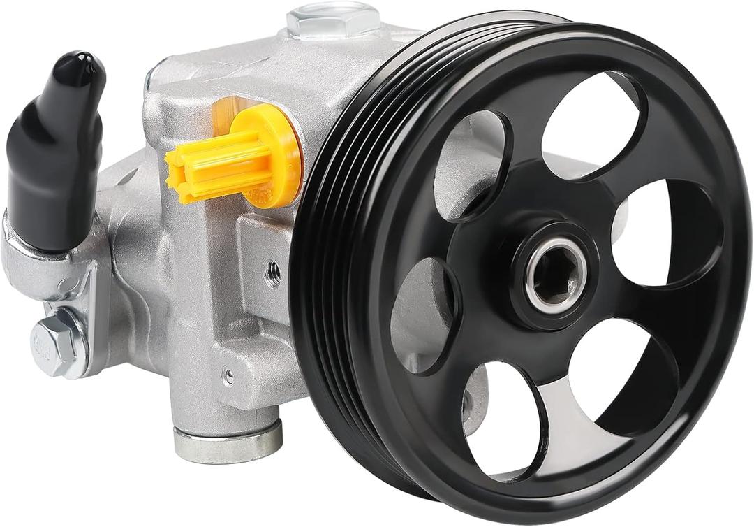 Power Steering Pump with Pulley Compatible with Subaru Impreza H4 2.0L 2.5L - 2008 2009 2010 2011 2012, Forester H4 2.5L - 2009 2010, Replacement for 34430-FG011, 34430-FG020