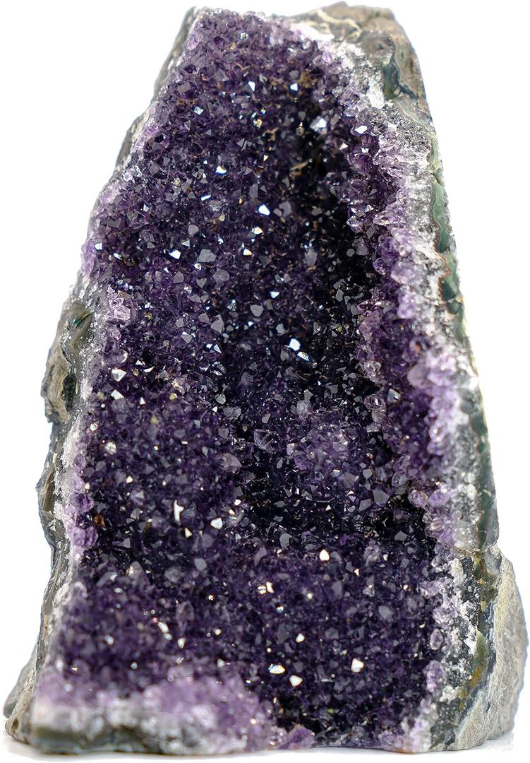 Large Natural Amethyst (5 lb to 6.5 lb) Crystal Clusters Stone from Uruguay Raw Geode Quartz - Deep Purple Color