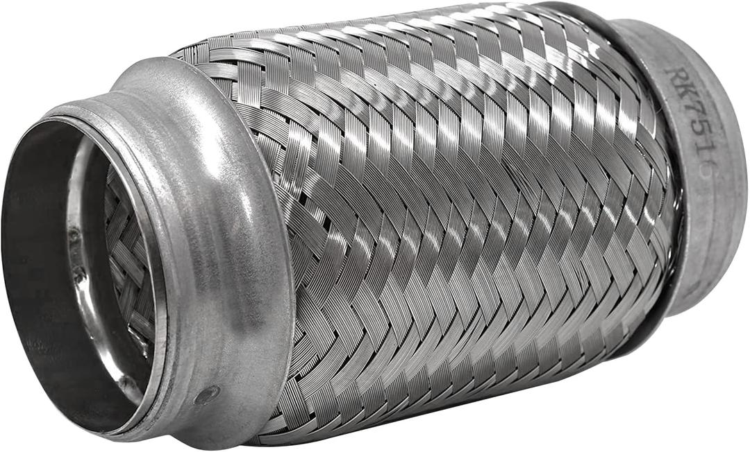 RP Remarkable Power, RK7516-2.5" x 6" Heavy Duty Stainless Steel Exhaust Flex Pipe