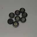 Rojuna 8-Pack Mini Thermometer Hygrometer, Small Digital Electronic Temperature Humidity Meters Gauge Indoor LCD Display for Greenhouse, Garden, Cellar, Fridge, Mason Jar